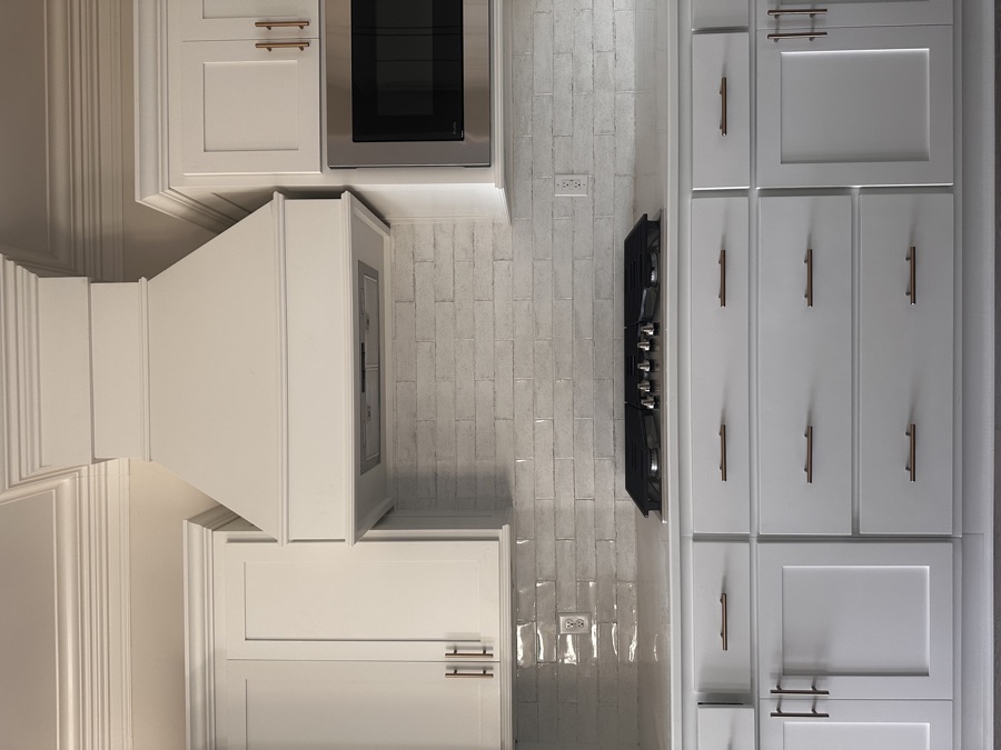 Kitchen backsplash tile work