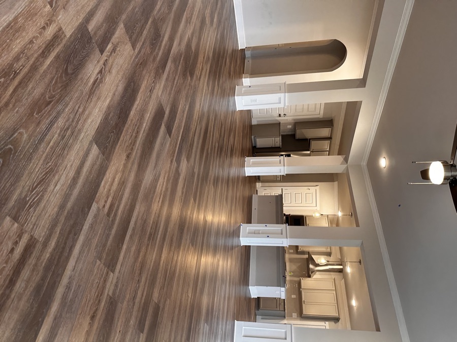 LVP flooring open concept